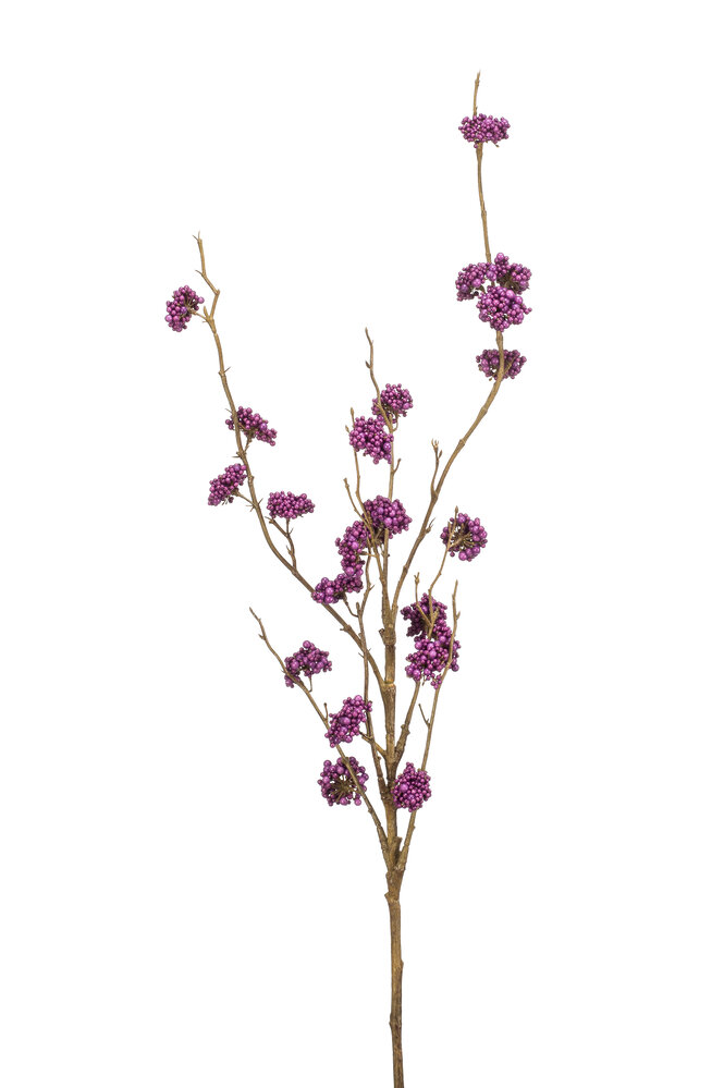 Zijden kunstbloem Callicarpa