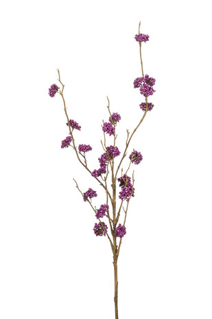 Zijden kunstbloem Callicarpa