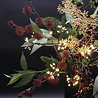 Kerst boeket met verlichting 75 cm