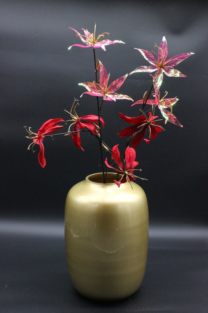 Zijden kunstbloem Gloriosa glam