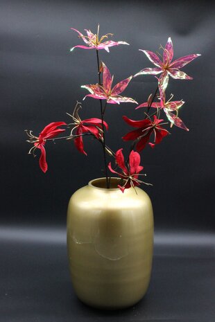 Zijden kunstbloem Gloriosa glam