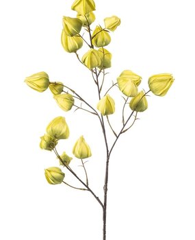 Kunstbloem groen Lampion