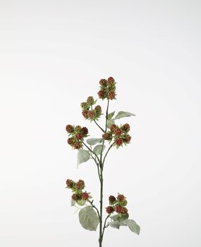 Kunstbloem Bramen Groen Rood Kunstbloem Bramen Groen Rood