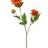 Kunstbloem Dahlia Oranje - 75 cm Kunstbloem Dahlia Oranje - 75 cm