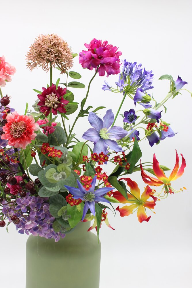 Zijden kunstbloemen boeket Indian Summer Zijden kunstbloemen boeket Indian Summer