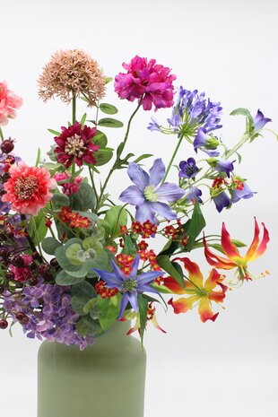 Zijden kunstbloemen boeket Indian Summer Zijden kunstbloemen boeket Indian Summer