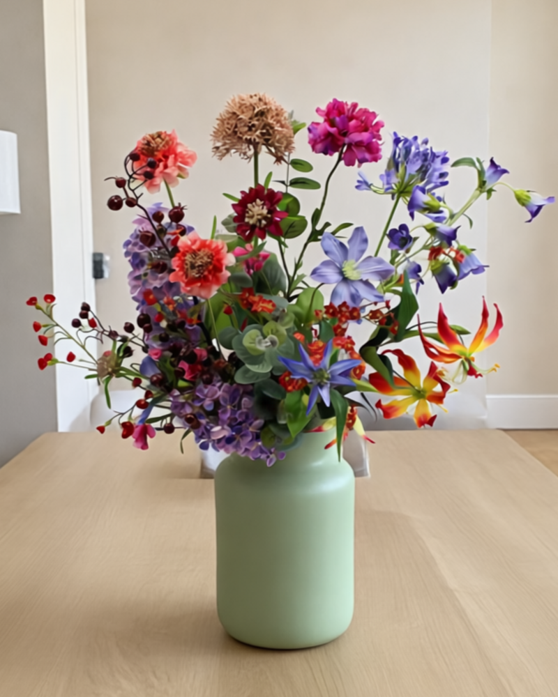 Zijden kunstbloemen boeket Indian Summer Zijden kunstbloemen boeket Indian Summer