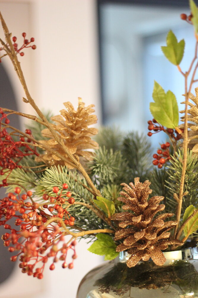 Zijden kunstbloem Rozenbotteltak Burgundy Zijden kunstbloem Rozenbotteltak Burgundy