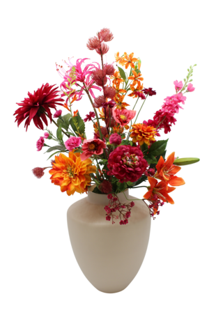 Boeket warm kleurrijk