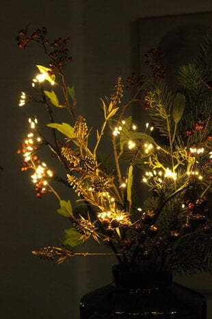 Kerstboeket met verlichting Kerstboeket met verlichting