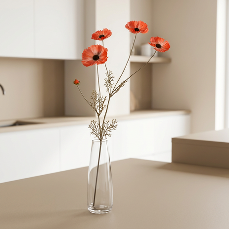 Zijden kunstbloem Cosmea (Cosmos)