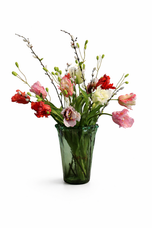 boeket papegaai tulpen met takken