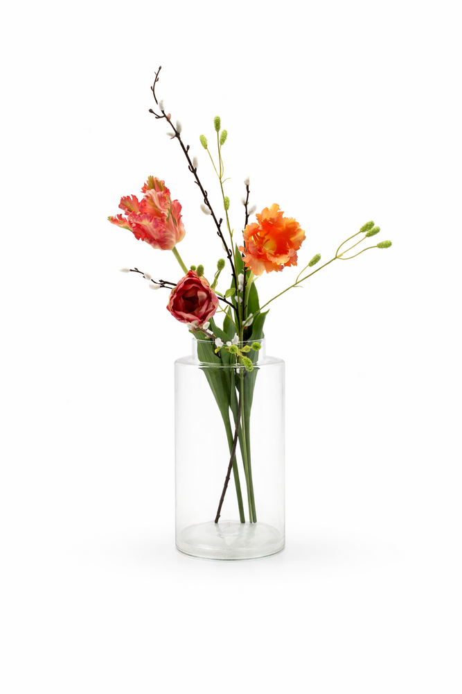 Silk-ka Franse pioen tulp