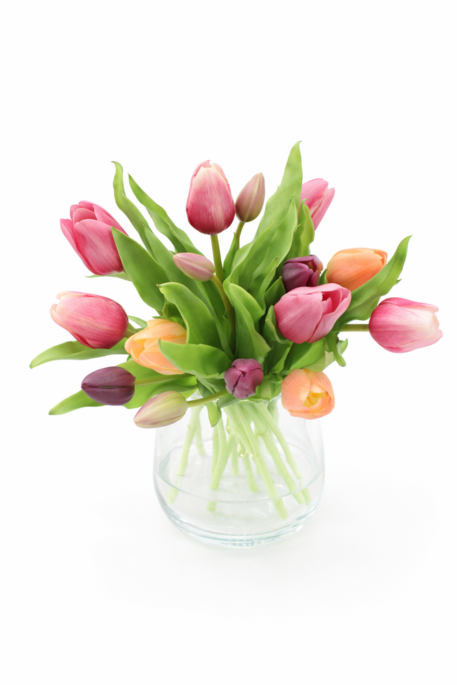 Kunstbloemen Boeketje tulpen 30 cm