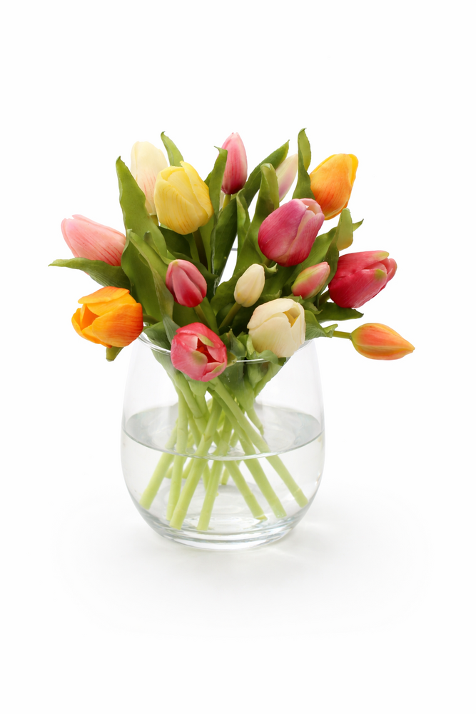 Kunstbloemen Boeketje tulpen 30 cm