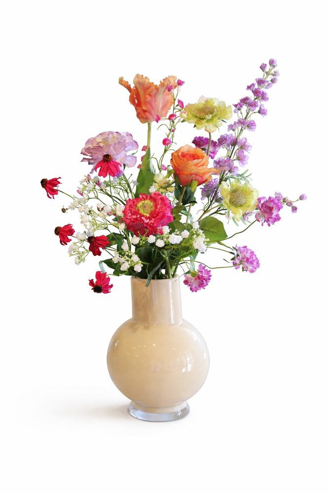 Zijden kunstbloemen boeket Voorjaar