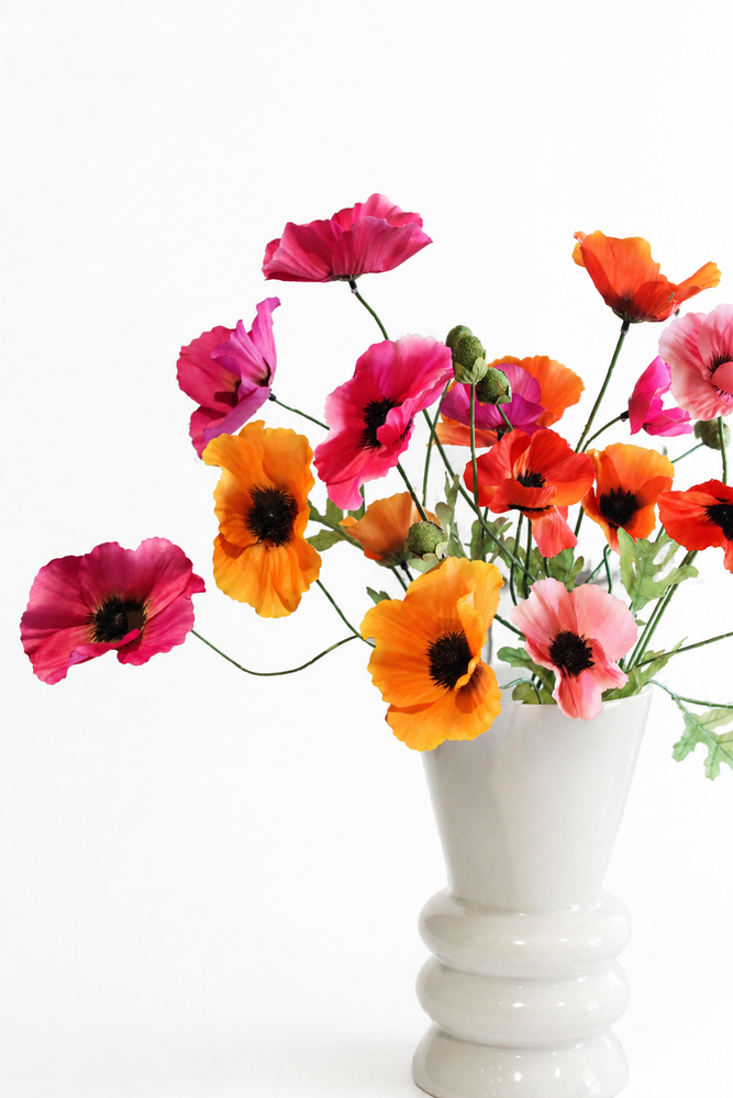 Boeketje Klaprozen 6 stuks