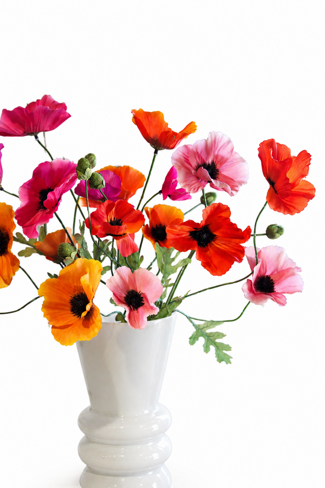 Boeketje Klaprozen 6 stuks