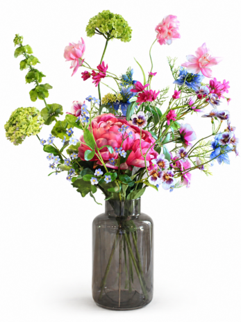 Boeket Fleur met Pioenroos 75 cm Boeket Fleur met Pioenroos 75 cm