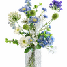 Boeket Blauw - Wit