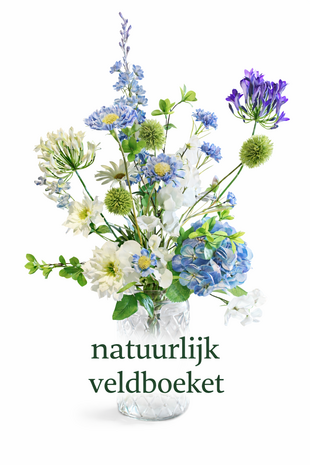 Boeket Blauw - Wit