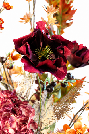 Zijden kunstbloemen boeket Cosy Zijden kunstbloemen boeket Cosy