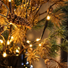 Kerstboeket met Verlichting – Goud & Groen – Luxe Kunstboeket Kerstboeket met Verlichting – Goud & Groen – Luxe Kunstboeket