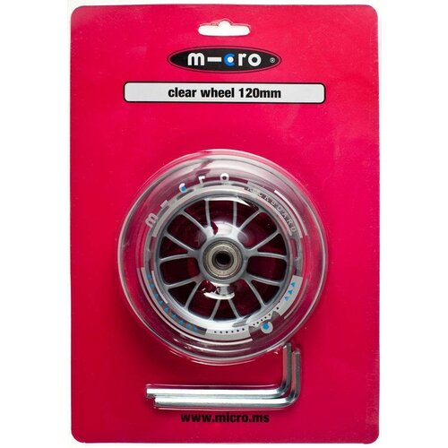 Micro Micro wiel 120 mm clear (AC-5005B) Micro Micro wiel 120 mm clear (AC-5005B)