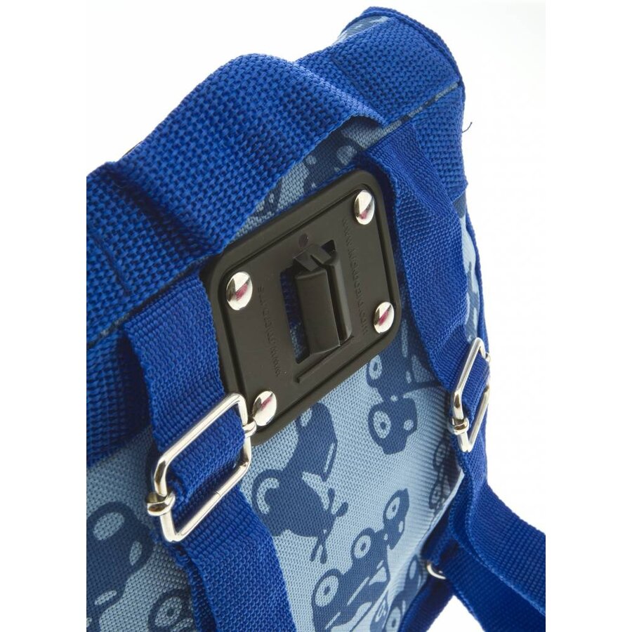 Mini Micro backpack blue print