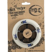 Micro MX 100m Metal Core Stuntwheel (MX1205) - white/black