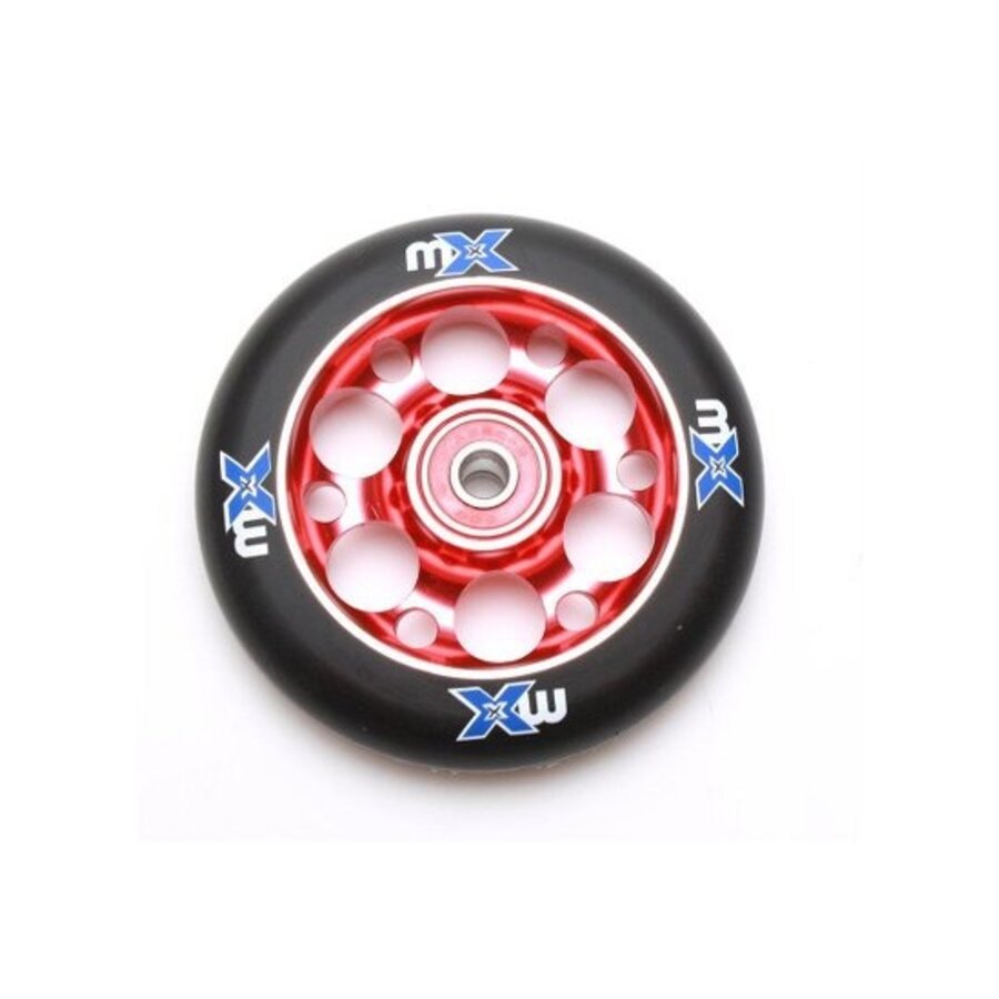 Micro MX 100m Metal Core Stuntwheel (MX1204) - black/red