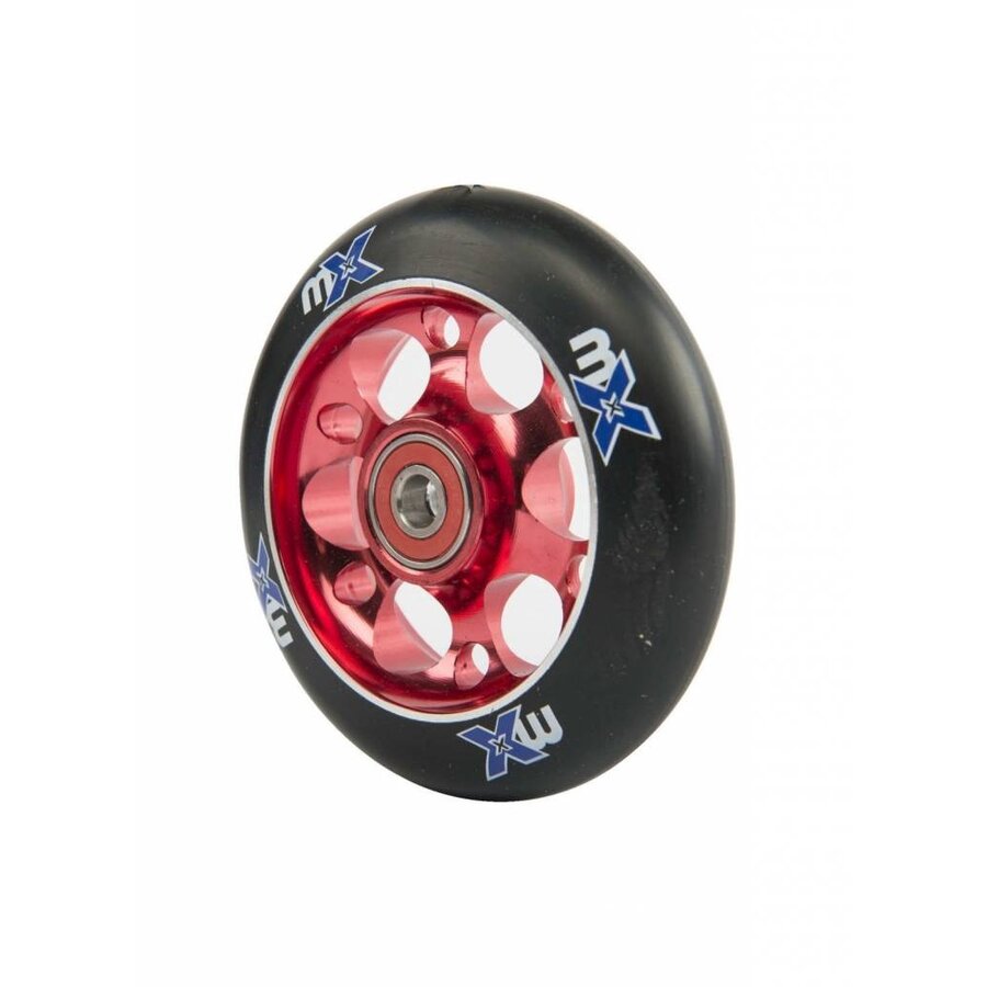 Micro MX 100m Metal Core Stuntwheel (MX1204) - black/red
