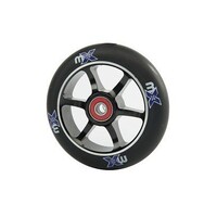 Roue trottinette Freestyle Micro MX 110 mm , Core métallique (MX1208) - Noir/Noir