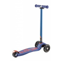 Trottinette enfant 3 roues Maxi Micro Deluxe - Bleu/Rouge