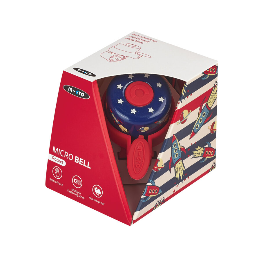 Micro Bell - suitable for all scooters and bikes - easy attachment - Rocket