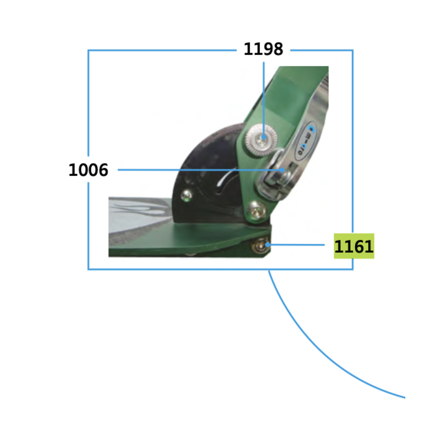 Bolt for folding block (1161)