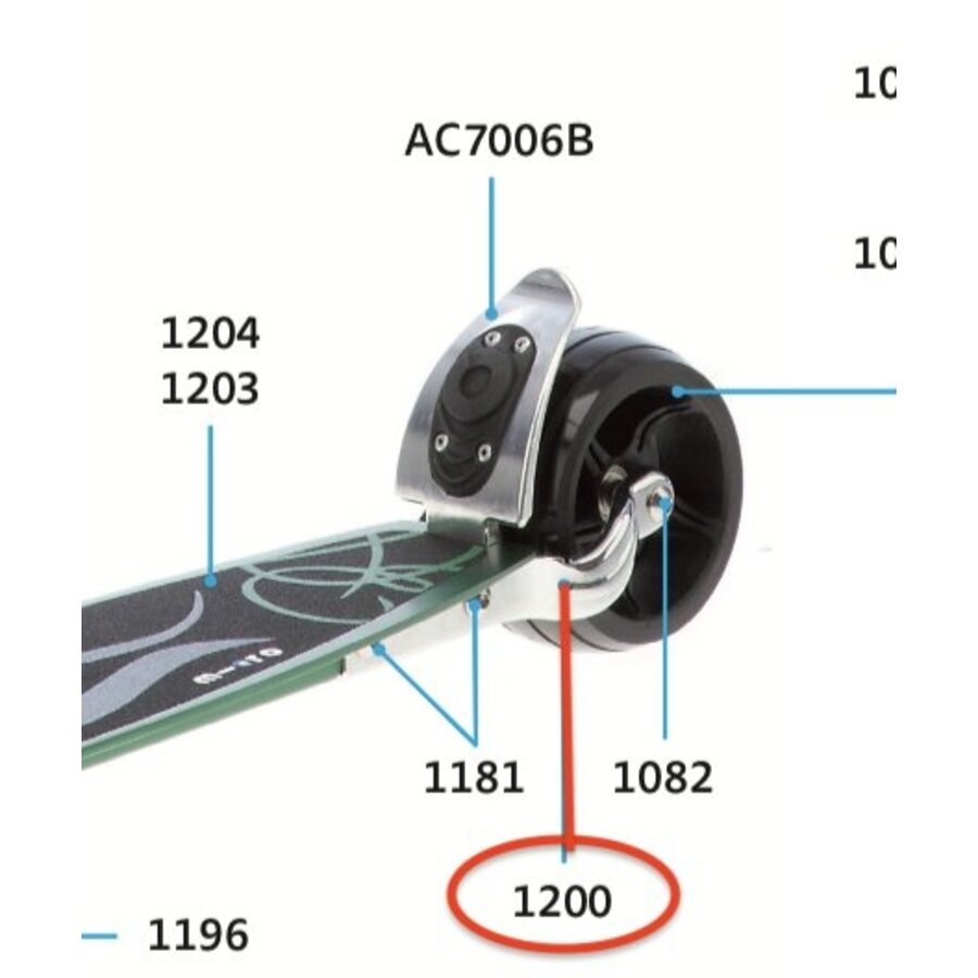 Élément de fixation de la roue arrière Rocket (1200)