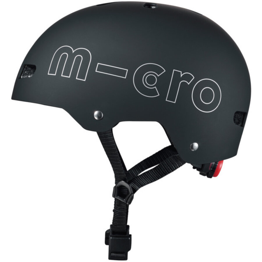 Micro ABS helm Deluxe Zwart