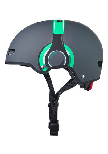 Micro Micro ABS Casque Deluxe - Gris/Vert