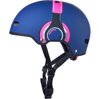 Micro ABS helm Deluxe Headphones blauw/roze