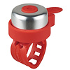 Micro Sonnette Micro - adaptée à toutes les trottinettes et vélos - fixation facile - Rouge