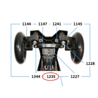 B-bend screws with plate (1235/1143)