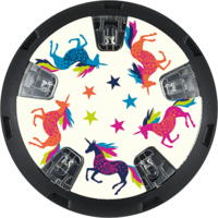 Micro LED wheel whizzers Unicorn