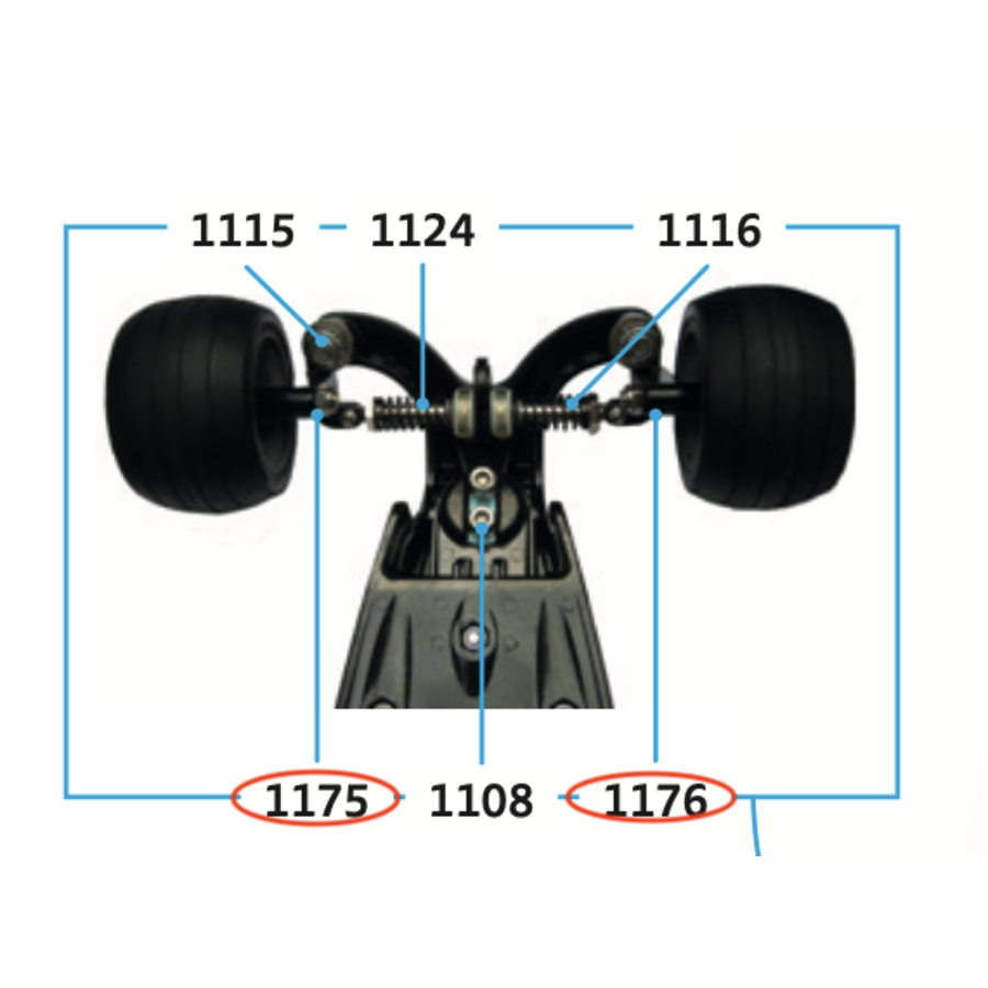 Monstre de Kickboard à tige (1175, 1176)