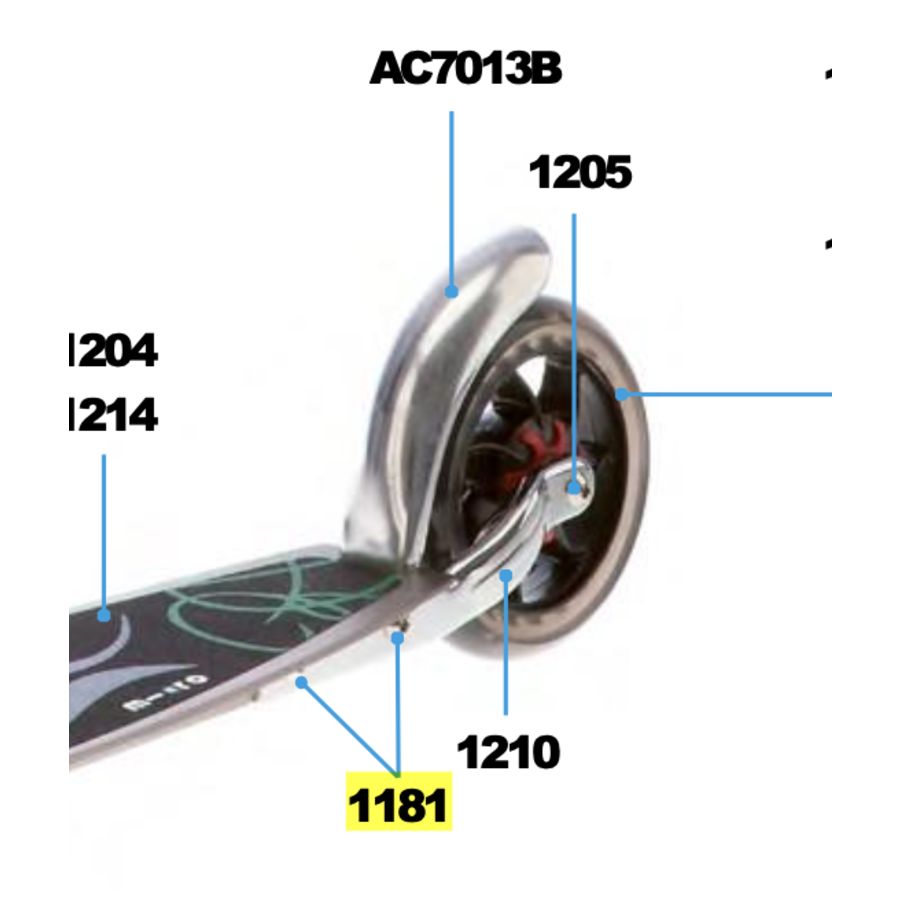 Bolt for Speed and Rocket (1181)