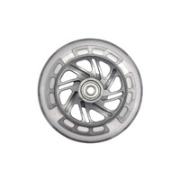 LED wheel grey spokes - 120mm - front wheel Micro Sprite / Mini Micro scooter