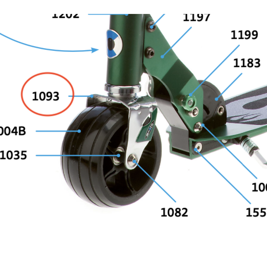 Fourche de direction Micro Rocket (1093)