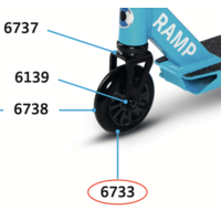 Micro MX RAMP 100mm metal core stuntwiel (6733)