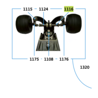 Steering part Kickboard (1116)