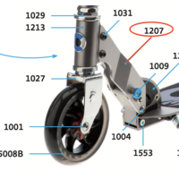 Holder plates Micro Speed grijs (1207)